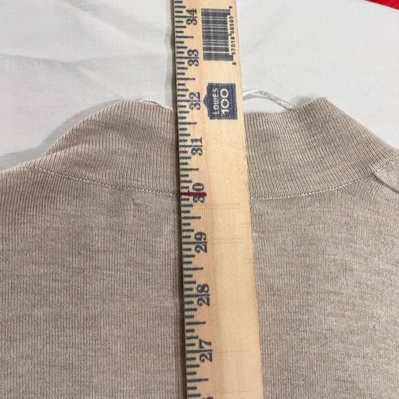 MNG Mango Lightweight Open-Front Cardigan Beige M - Picture 6 of 11